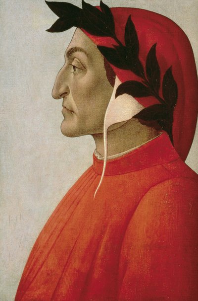 Porträt von Dante von Sandro Botticelli